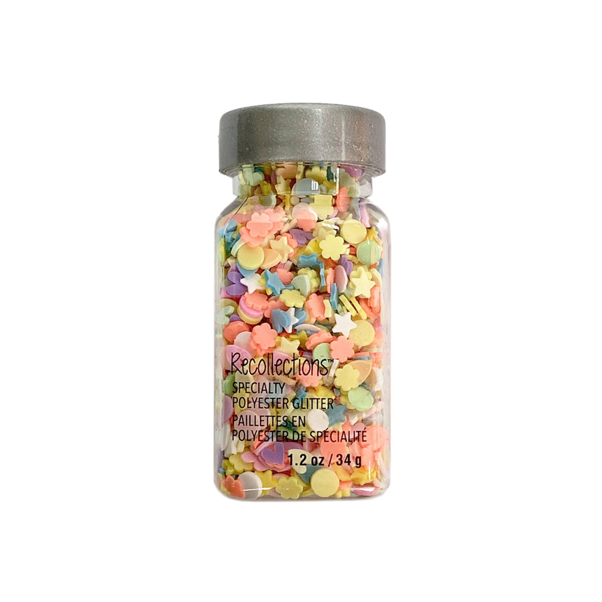 Mixed Shapes Specialty Polyester Glitter by Recollections™